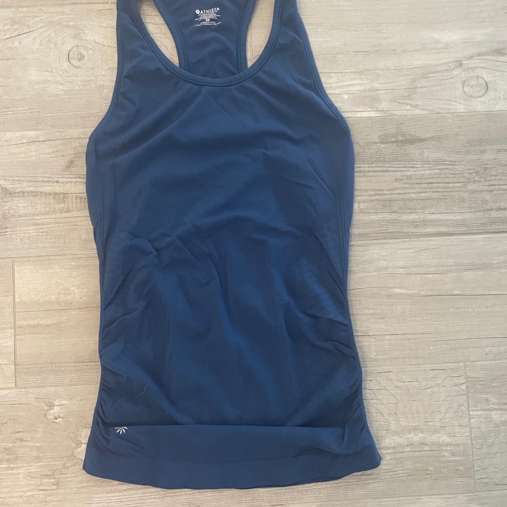 Athleta Speedlight Racerback Tank size XS Blue